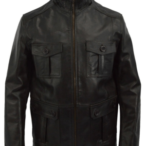 22 Jump Street Black Leather Jacket
