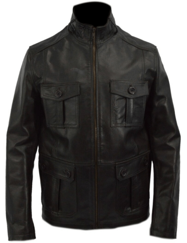 22 Jump Street Black Leather Jacket