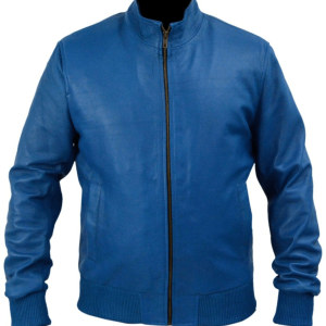 27 Times Blake Lively Blue Leather Jacket