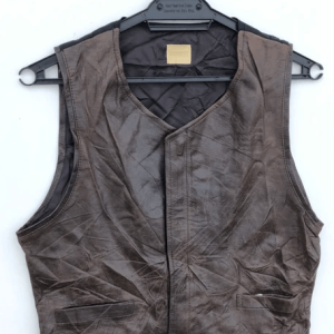 45rpm Browns Leather Vest