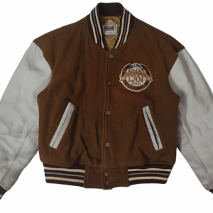 80's Bulldogs Varsity Vintage Leather Jacket