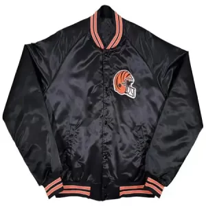 80s-Cincinnati-Bengals-Black-Satin-Jacket