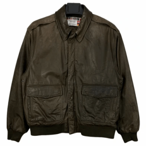 80s Ford Motorsport Brown Leather Jacket