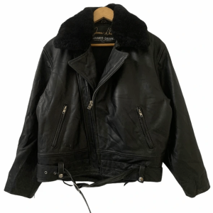 80’s James Dean Sherpa Collar Leather Jacket