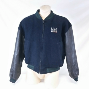 90s Nautica Team Letterman Varsity Wool Jacket