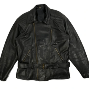 90s Salt Lake City Punk Black Leather Jacket