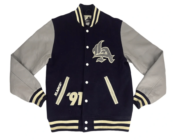 90s X-Large Los Angeles 91 Varsity Jacket