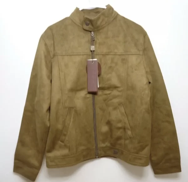 A Emporio Collezione Brown Suede Leather Jacket