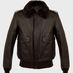 A2 Brown Aviator Leather Jacket