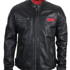Acdc Biker Leather Jacket