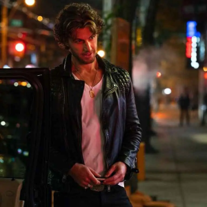 Brad Simon 2021 Sex Life Adam Demos Leather Jacket
