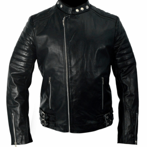 Ajax Deadpool Ed Skrein Black Leather Jacket