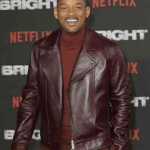 Aladdin Promotions Will Smith Leather Jacket