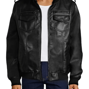 Alpha Classic Bomber Leather Jacket