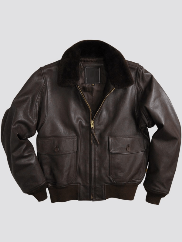 Alpha Industries G-1 Fight Leather Jacket