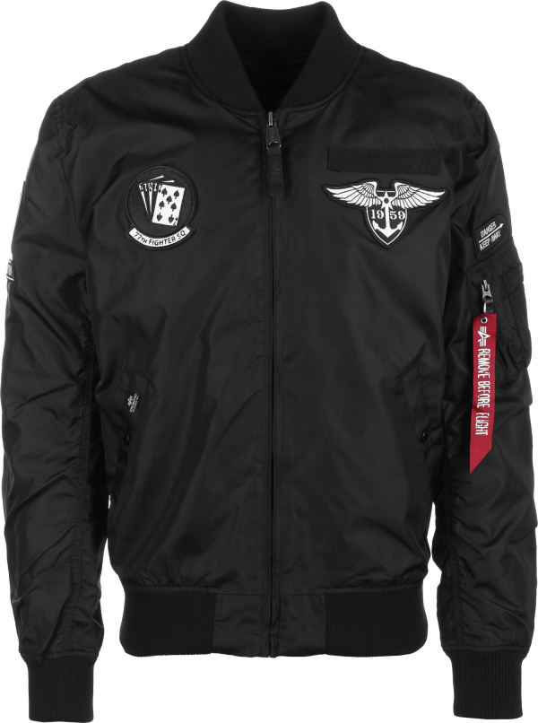 Alpha Industries Ma-1 Tt Printed Patch Sf Bomber Jacket