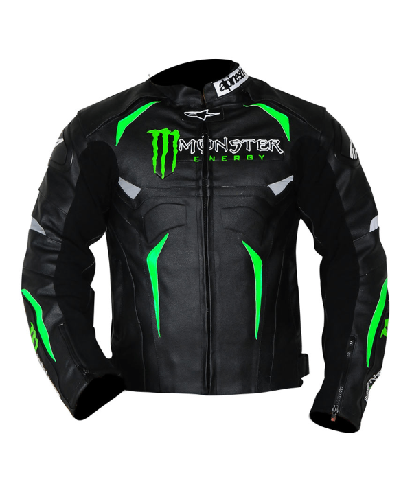 Alpinestars Hellhound Monster Energy Leather Jacket
