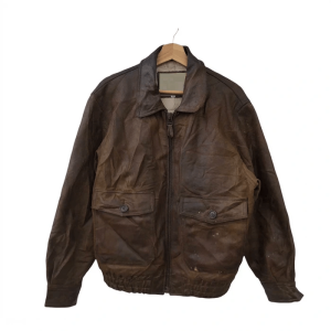 American Cruiser Military Leather Jacket