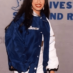 American Singer Selena Quintanilla Bomber Satin Jacket