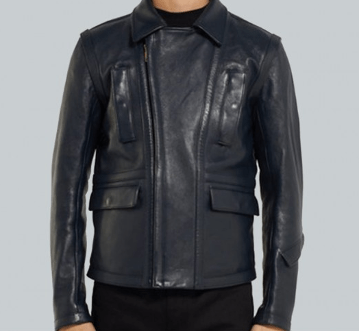 Andres V. Leonard Biker Leather Jacket
