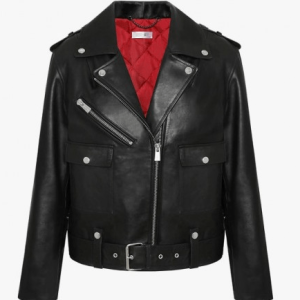 Anine Bing Maverick Black Leather Jacket