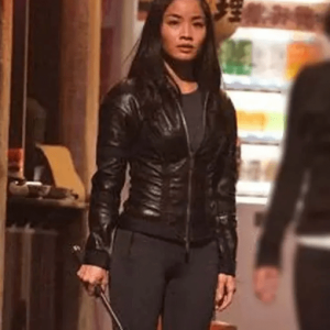 Anna Sawai Fast and Furious 9 Black Leather Jacket