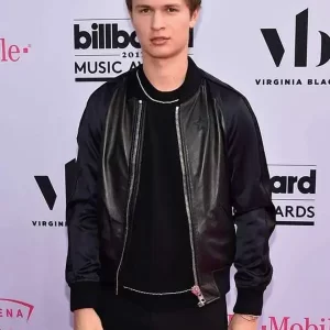 Ansel Elgort 2017 Billboard Music Awards Varsity Jacket