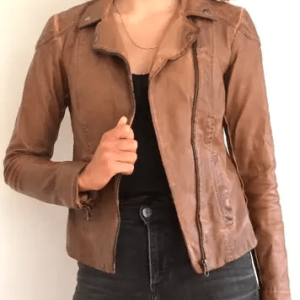 Anthropologie Fayette Leather Jacket