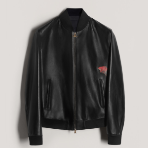 Archive Goldfish Bomber Leather Jacket