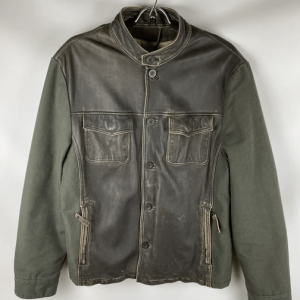 Armani Jeans Ovine Leather Cotton Jacket