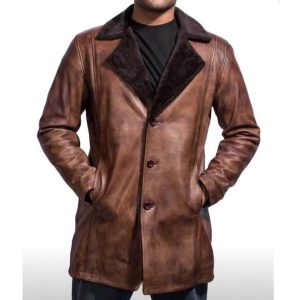 Artificial Fur Halloween Cosplay Leather Coat
