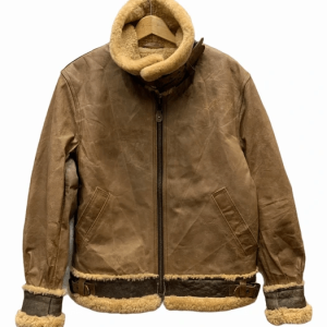 Authentic Avirex Shearling Brown Leather Jacket
