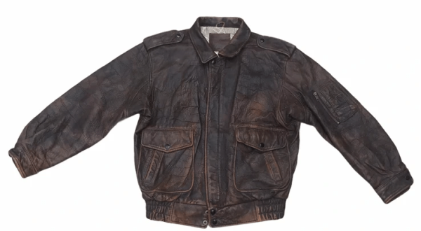 Avant Garde 80’s Sun Urban New York Time Leather Jacket
