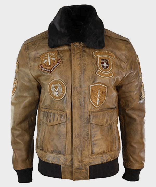 Aviator Vintage Leather Jacket