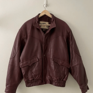 Aviators Bomber Vintage Leather Jacket