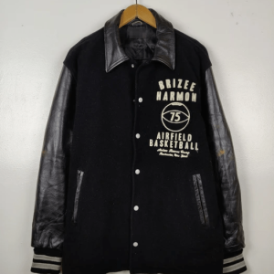 Avirex Usa Printed Brizee Harmon Varsity Wool Jacket