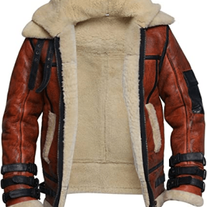 B3 Aviator Doubles Collar Leather Jacket