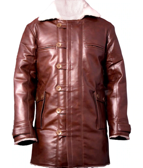 Bain Leather Coat