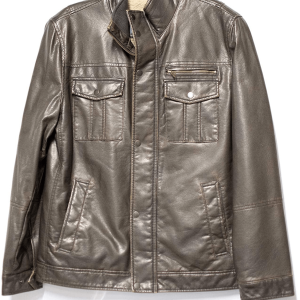 Bass G H Dark Brown Leather Jacket