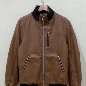 Beams Heart Synthetic Leather Jacket