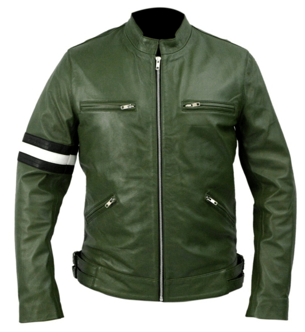 Ben 10 Dirk Gently Holistic Green Leather Jacket