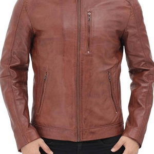 Benjamin Cafe Racer Leather Jacket