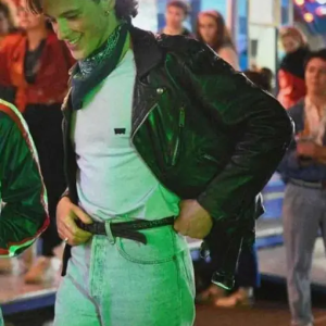 Benjamin Voisin Summer Of 85 Leather Jacket