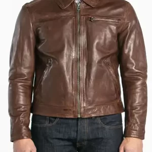 Bison-Cafe-Racer-Brown-Leather-Jacket