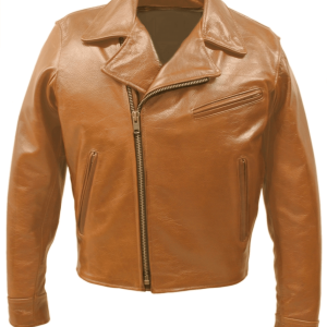 Bison Cafe Racer Leather Jacket