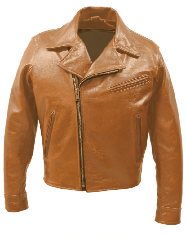 Bison Cafe Racer Leather Jacket