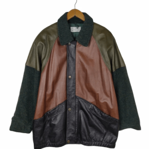Luxury Bizzarro Italy Patchwork Leather Jacket