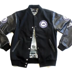 Black Panther Varsity Jacket Contrast