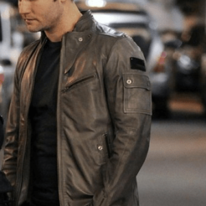 Blake The Good Wife Scott Porter Black Leather Jacket