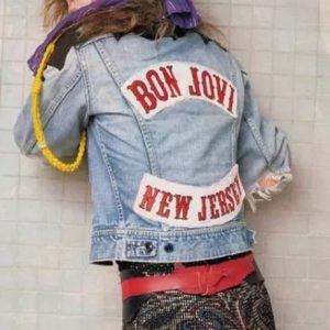Bon Jovi American Singer New Jersey Vintage 90s Jacket